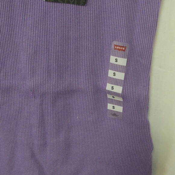 3/$12 NWT Levi's tank top purple size small - Picture 3 of 7